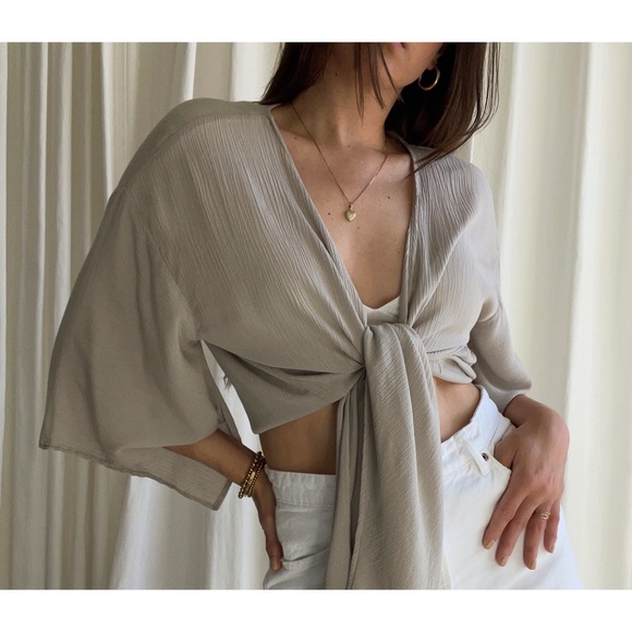 GREECE TUNIC TOP — In Sand - Picture 8 of 8